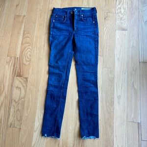 Rag & Bone size 23 high rise, dark skinny jeans
